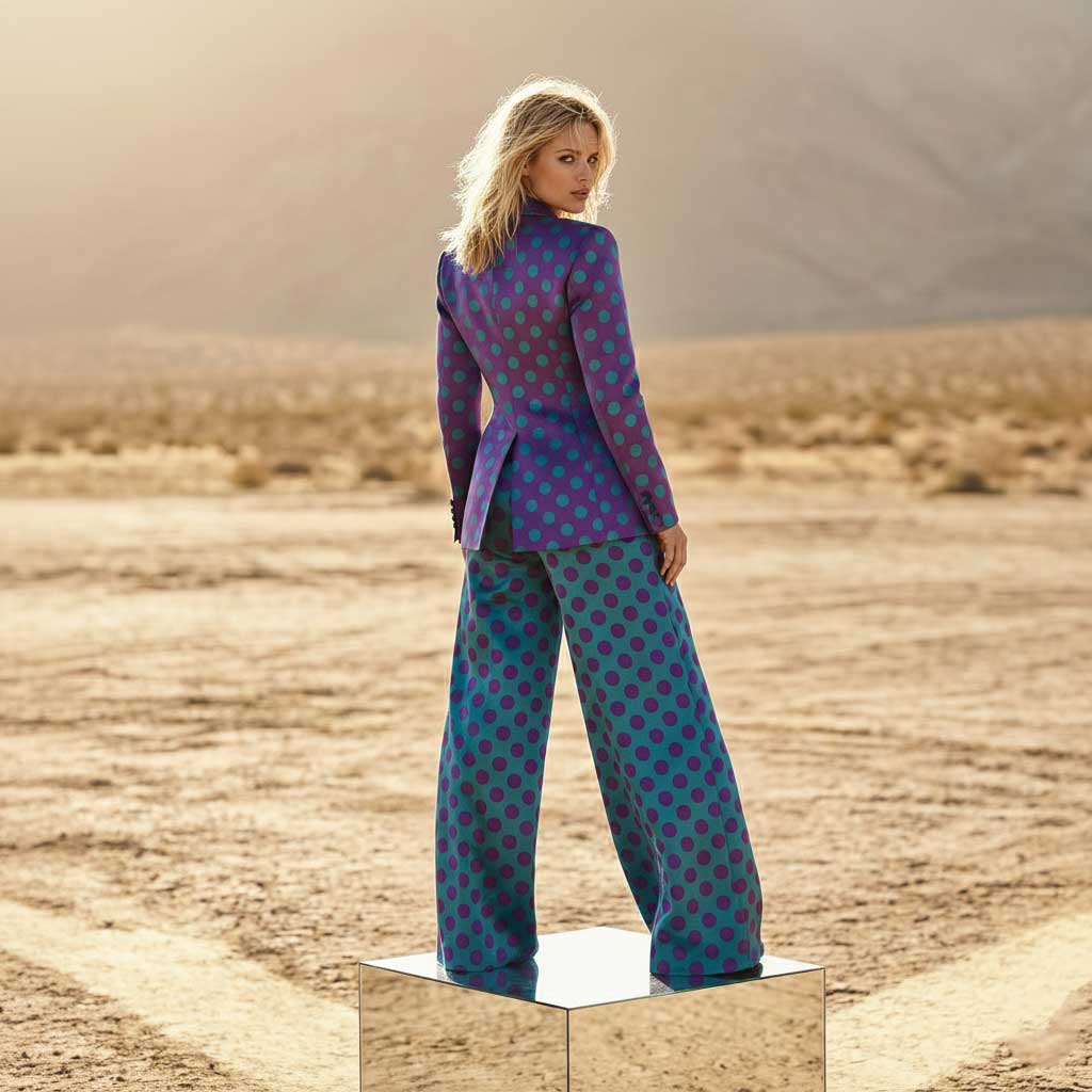 Polka Dot Women Suit