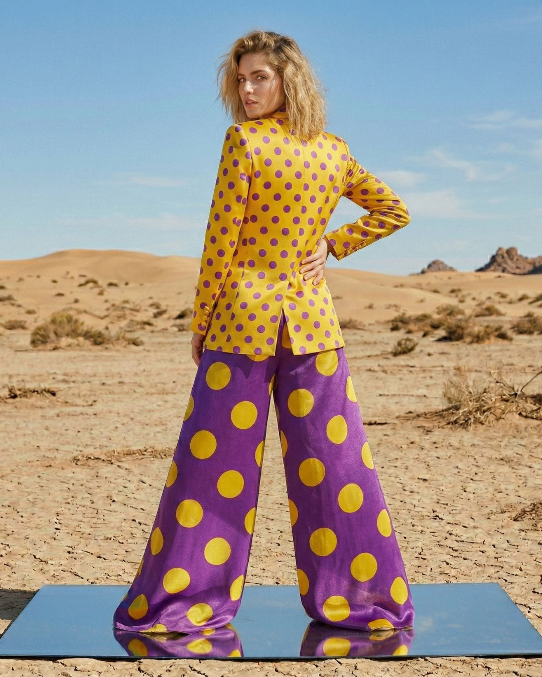 Polka Dot Two-Piece Suit