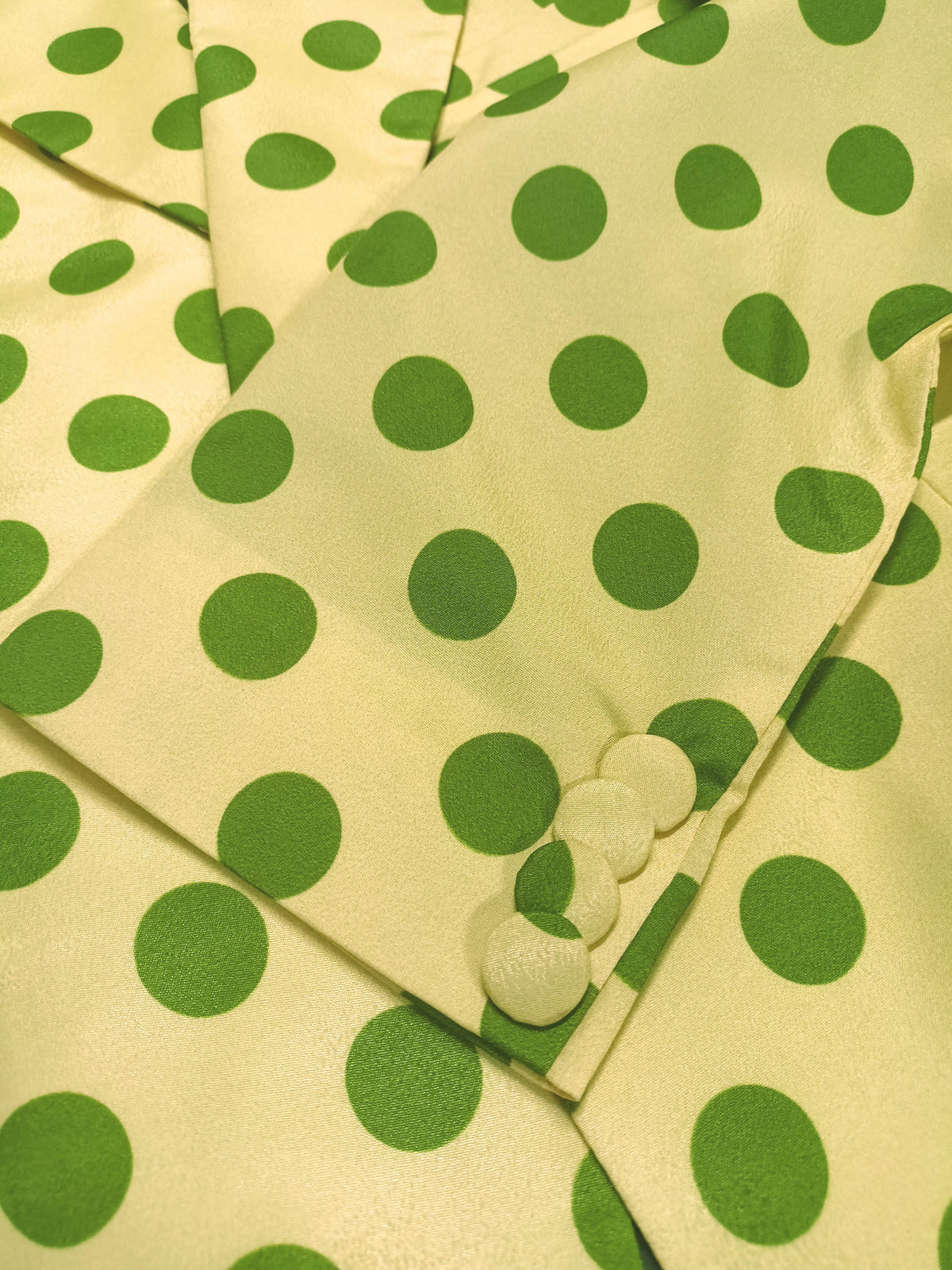 Olive Polka Dot Set