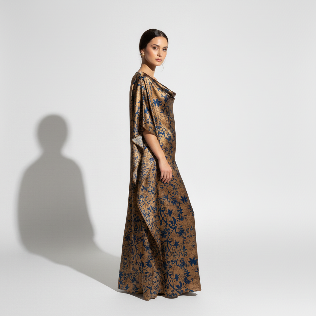 Charmeuse Silk Kaftan