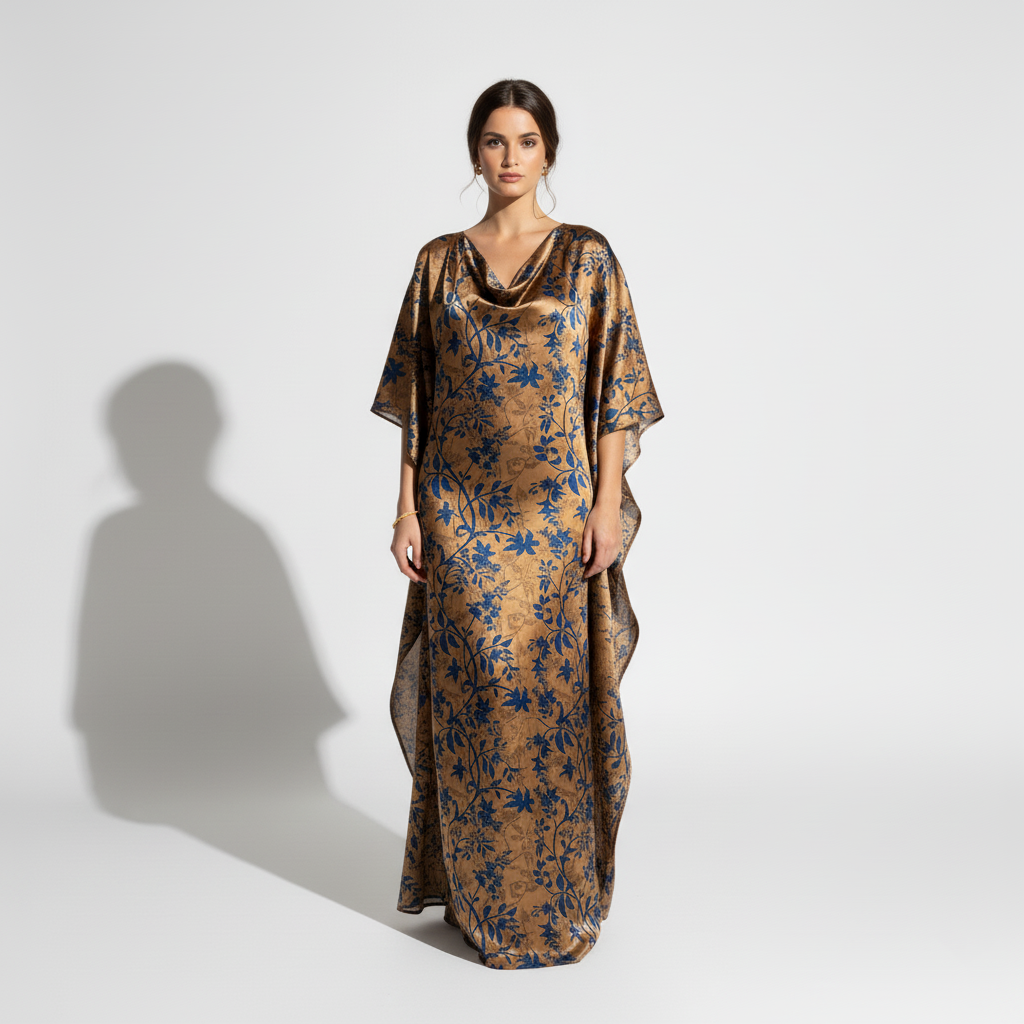 Charmeuse Silk Kaftan