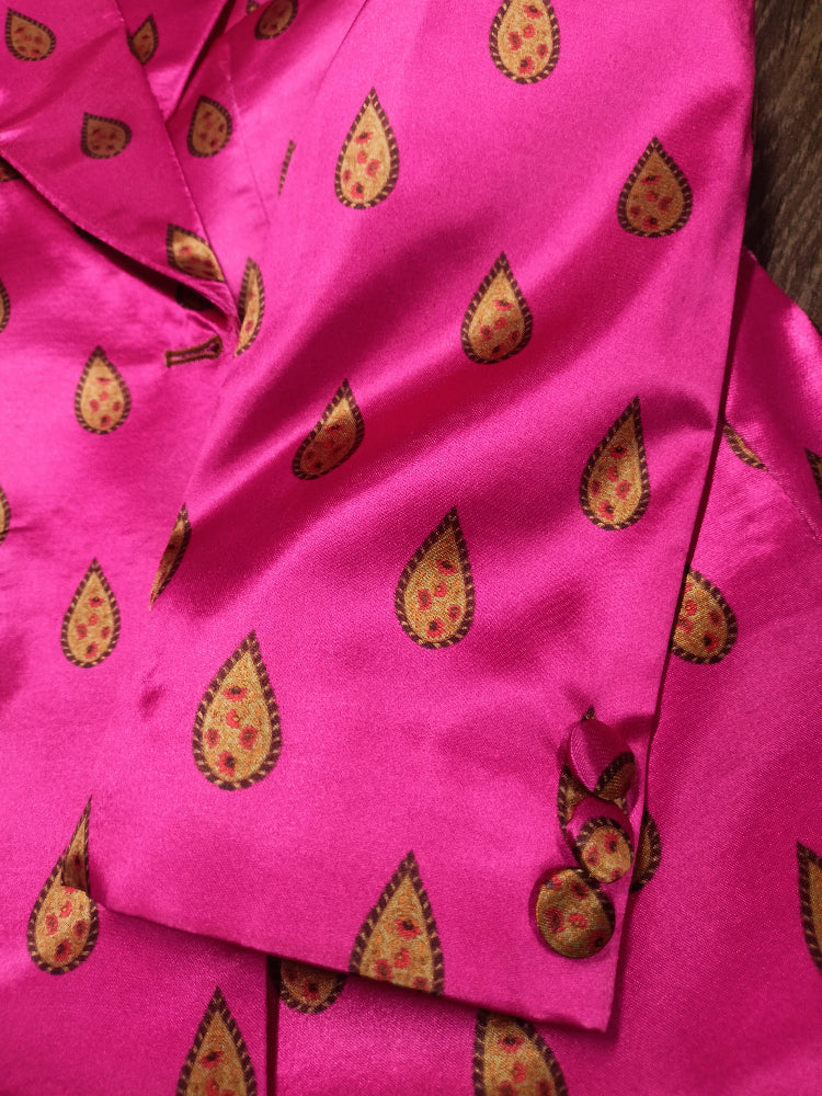 Pink Printed Pantsuit