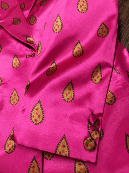 Pink Printed Pantsuit
