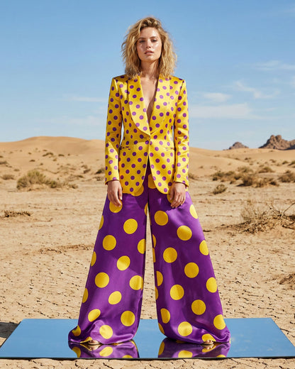 Polka Dot Two-Piece Suit