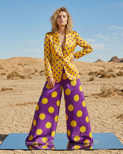 Polka Dot Two-Piece Suit