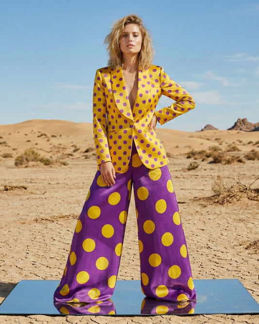 Polka Dot Two-Piece Suit