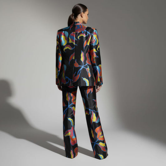 Abstract Printed Pantsuit