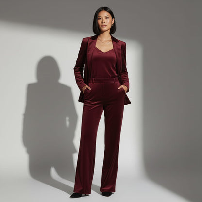 Velvet Brocade Pantsuit