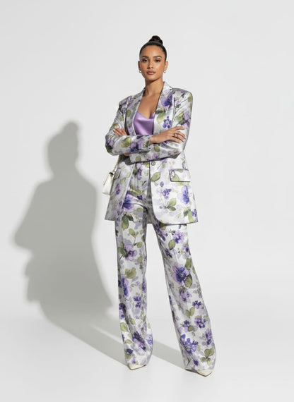 Blended Silk Pant Suit