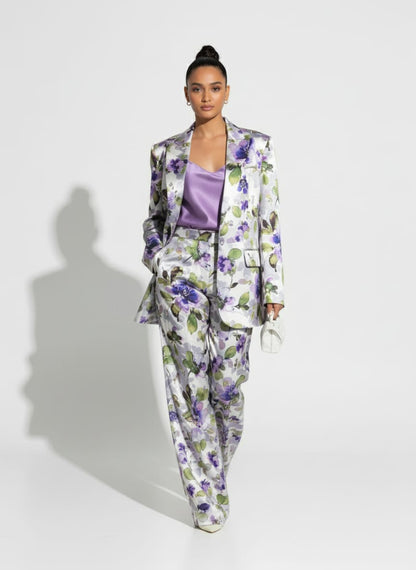 Blended Silk Pant Suit