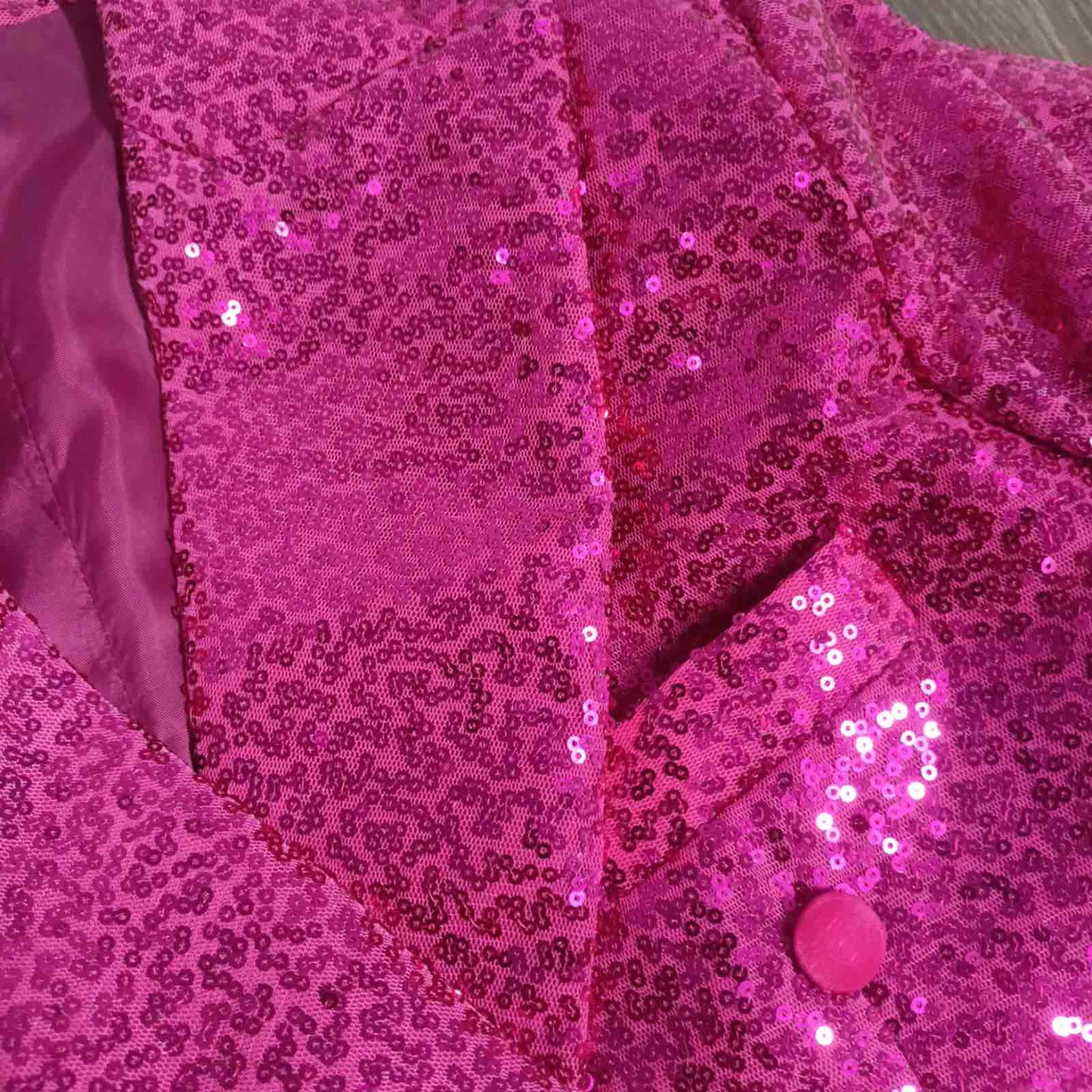 Hot Pink Sequin Blazer