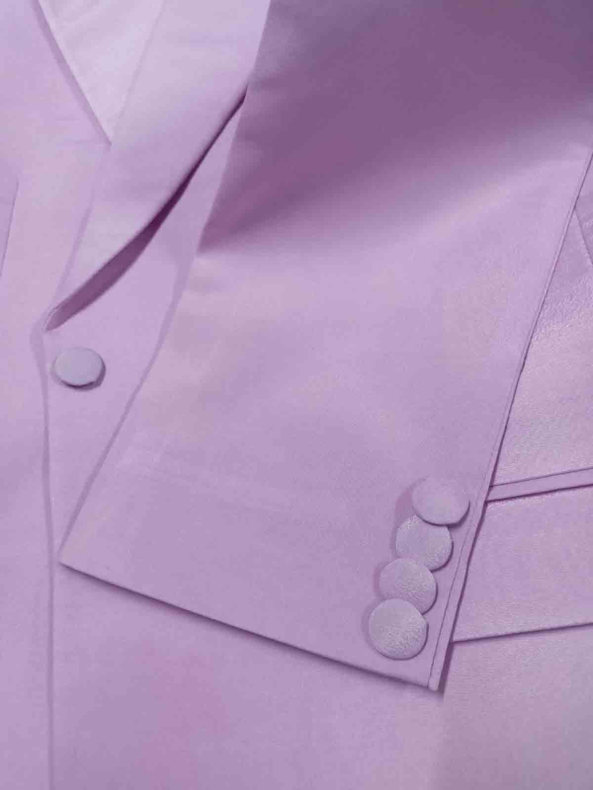 Lilac Blazer & Wide Leg Pants