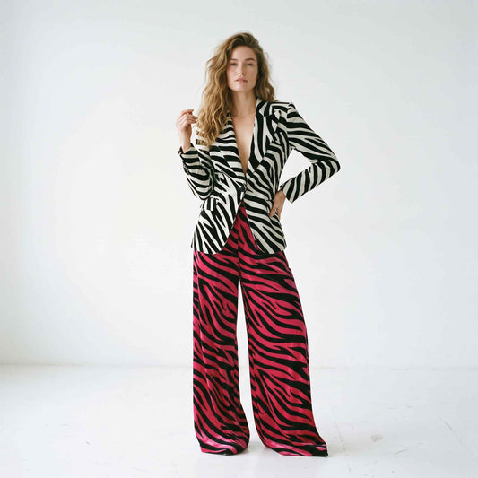 Dual-Tone Zebra Co-ord Set