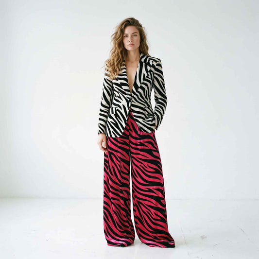 Dual-Tone Zebra Co-ord Set