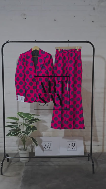 Pink Polka Dots Suit