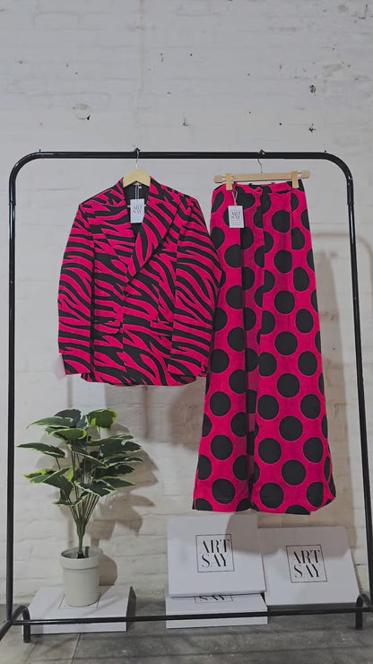 ZEBRA & DOTS 2-Piece Suit