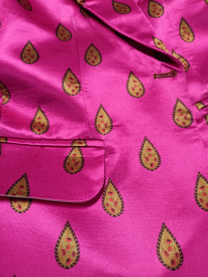 Pink Printed Pantsuit