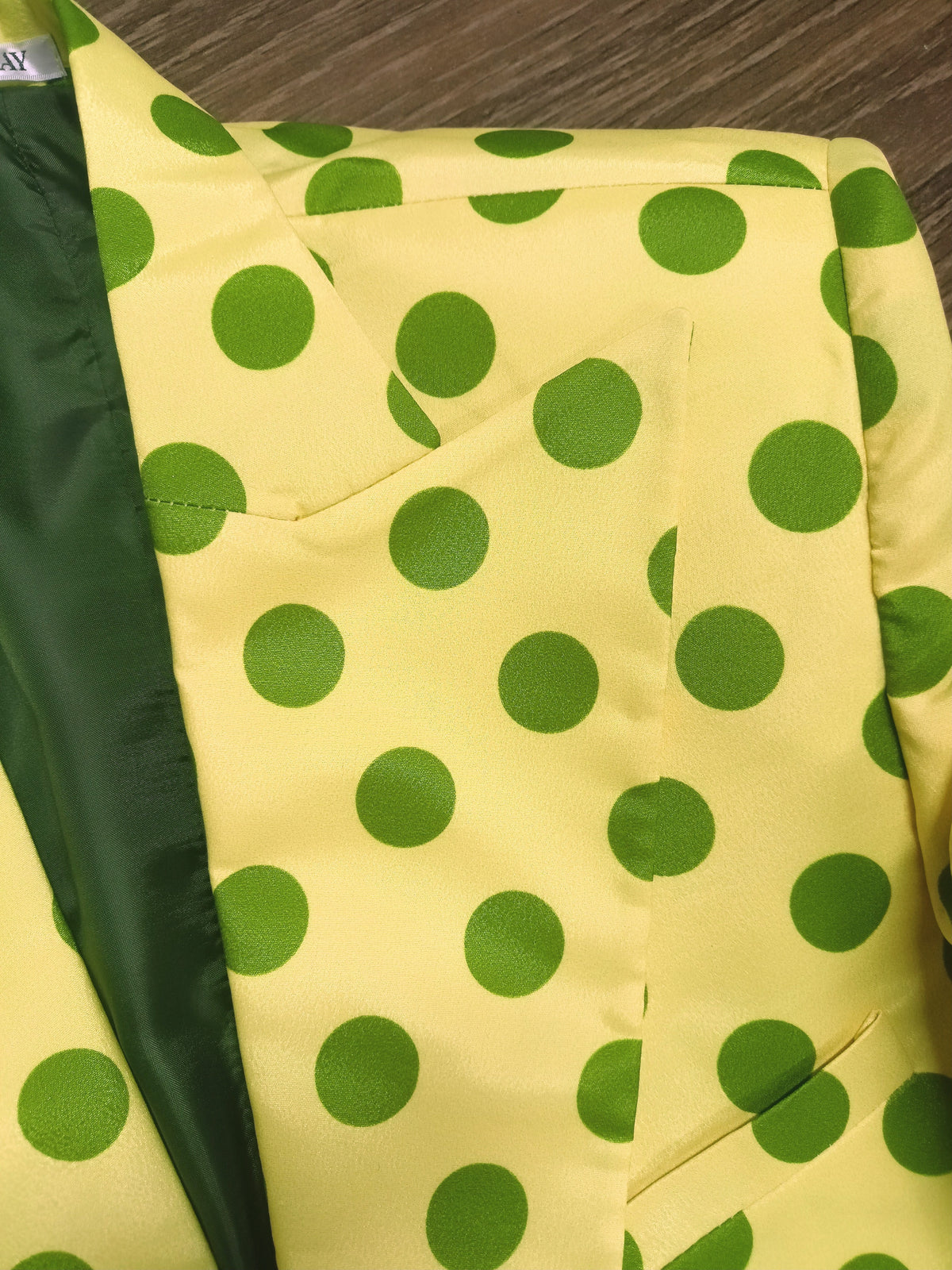 Olive Polka Dot Set