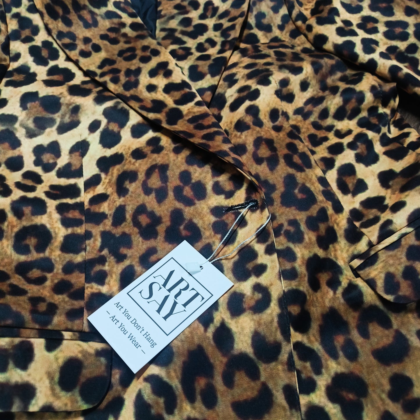 Leopard Print Blazer & Palazzo Pant Set