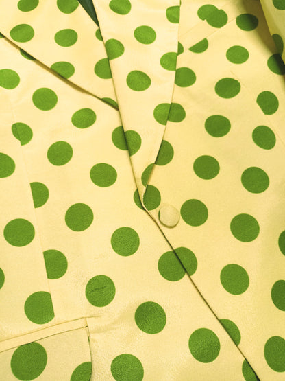 Olive Polka Dot Set