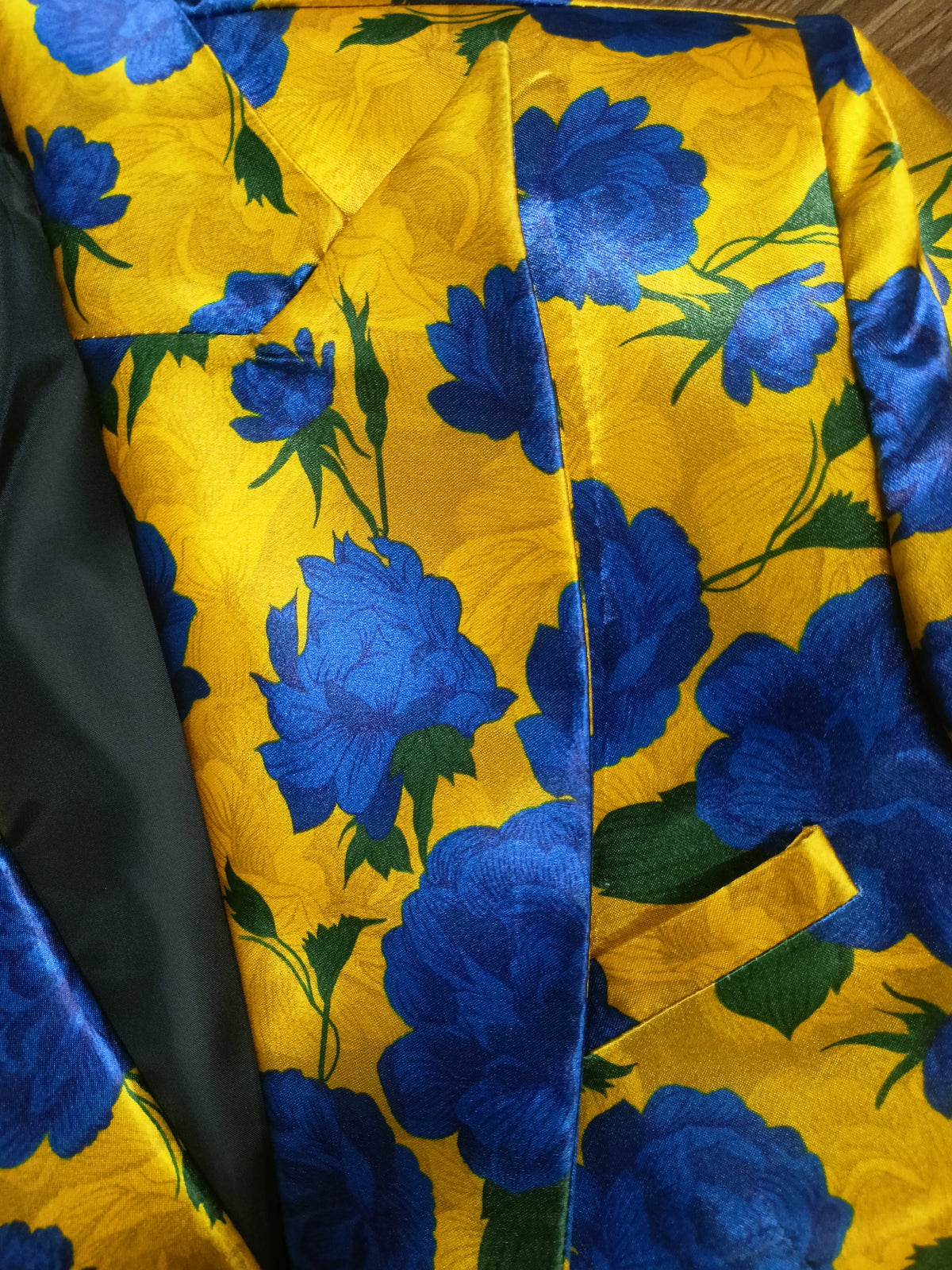 Blue Gold Printed Pantsuit