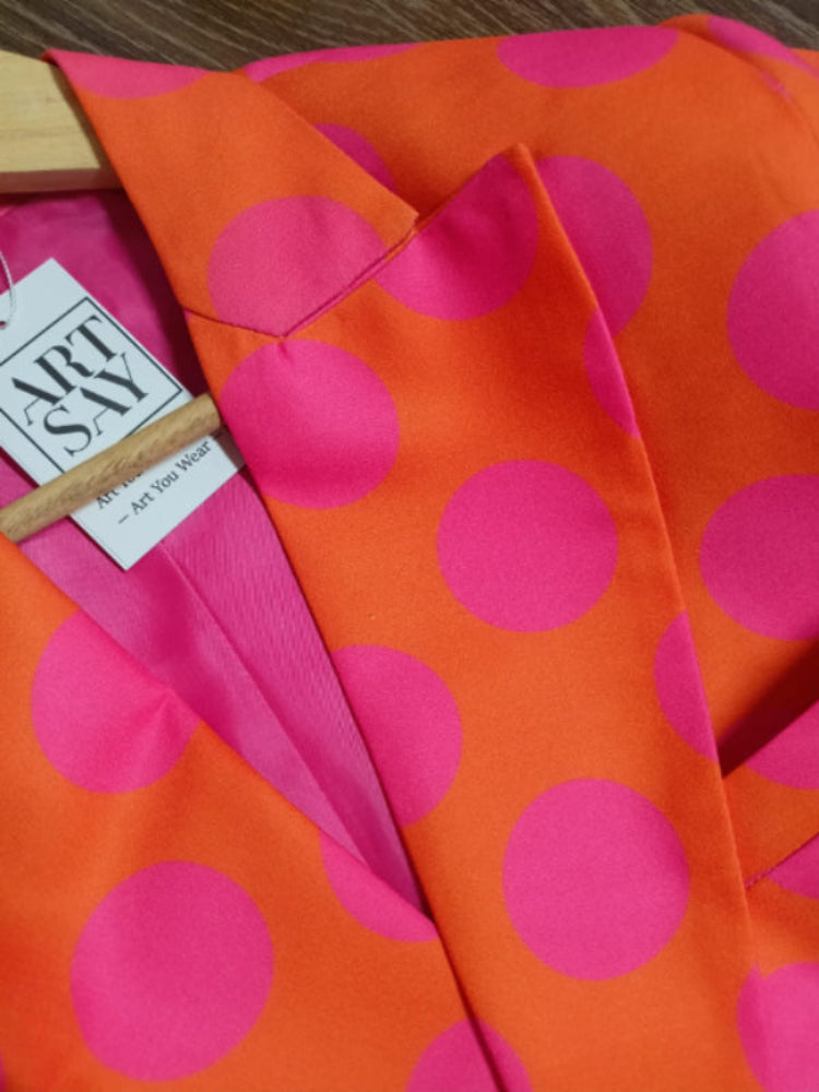 Solar Pop Polka Dot Blazer