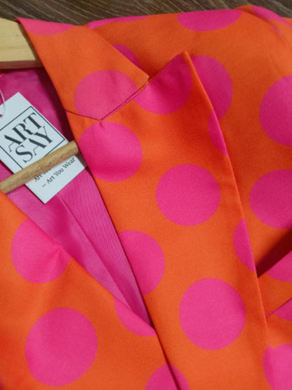 Solar Pop Polka Dot Blazer