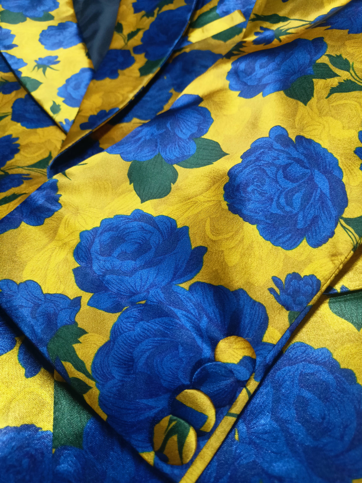 Blue Gold Printed Pantsuit